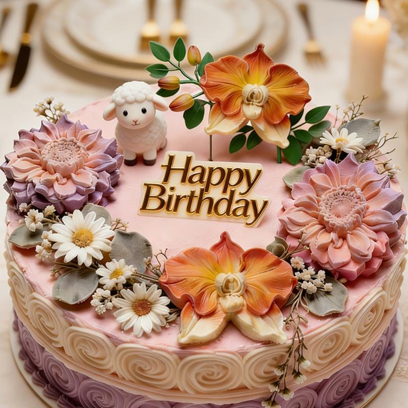 Professional 3D Flower Silicone Baking Molds For Creating Orchid Flower Shape Cake Toppers And Dessert Decoration