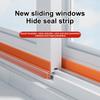 Tpe Sliding Window Seal Strip Self Adhesive Triple Sound Insulation Windproof Anti-Cold Door Under Flexible Weatherstrip Tape