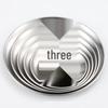 Jing Zhou Yuan 304 Stainless Steel Round Dinner Plate