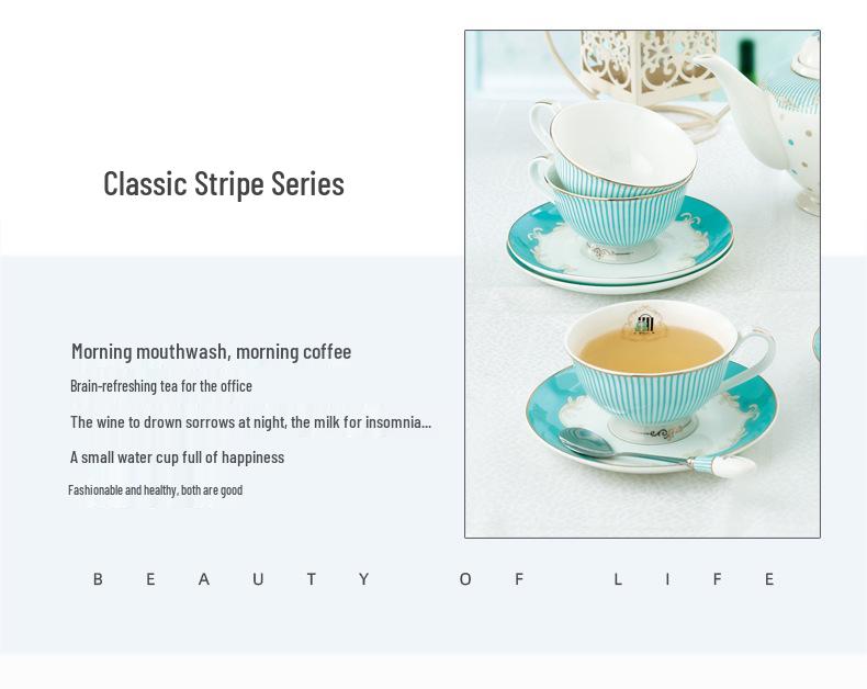 Creative European Bone China Tea Set: Cup, Saucer, Teapot, Dessert Plate, Double-Layer Fruit Bowl, Mix & Match