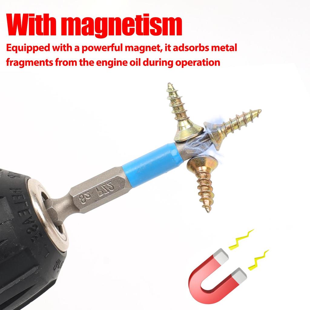 Hex Shank Magnetic Screwdriver Bit PZ2 PH2 Impact Driver Bits Anti Slip Phillips Electric Screwdriver Drill Bits Power Hand Tool