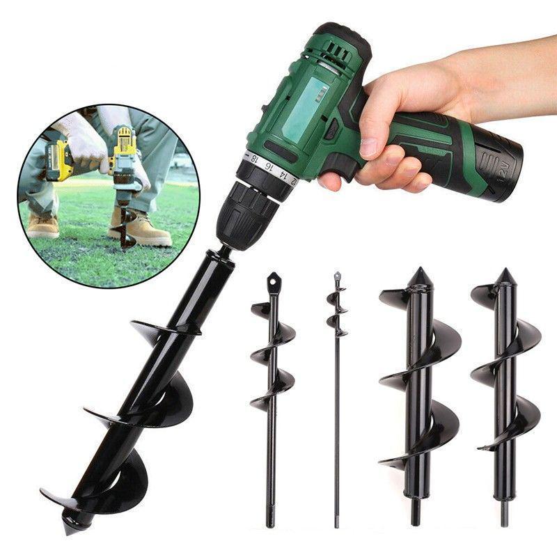 Rechargeable Electric Earth Auger Drill Bit for Planting