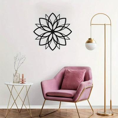 Stylish Metal Mandala Flower Wall Art for Home Decor & Party Gifts