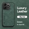 KEYSION Luxury Retro PU Leather Case for HONOR X5c Soft Silicone+PC Shockproof Phone Back Cover for Huawei Honor X5C