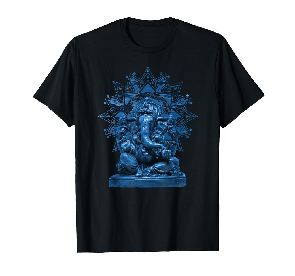 Ganesha Mandala India Hindu Art Yoga Yogi Spiritual T-Shirt