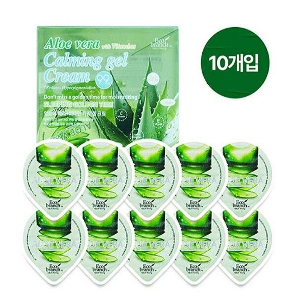 Aloe Calming Gel 10ea (11ml x 10ea) [Ecobranch] Aloe Calming Gel 10ea (11ml x 10ea)