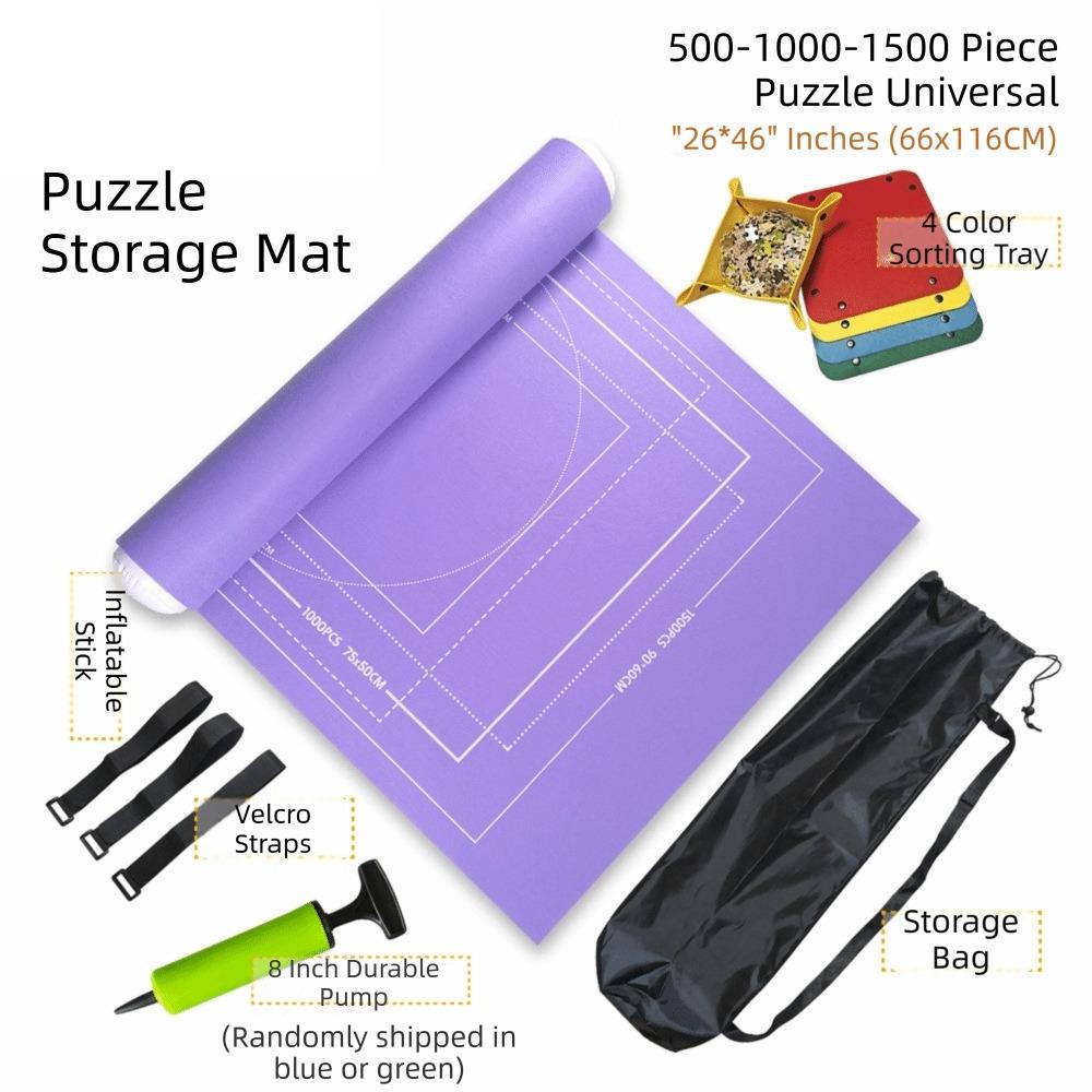 Roll Up Jigsaw Puzzle Storage Mat Set Puzzles Keeper  Parent-child Early Education