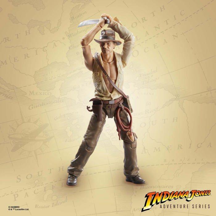 Hasbro indiana jones - F6066 - et Le Temple maudit, Figurine Adventure Series Indiana Jones (Temple maudit) de 15 cm