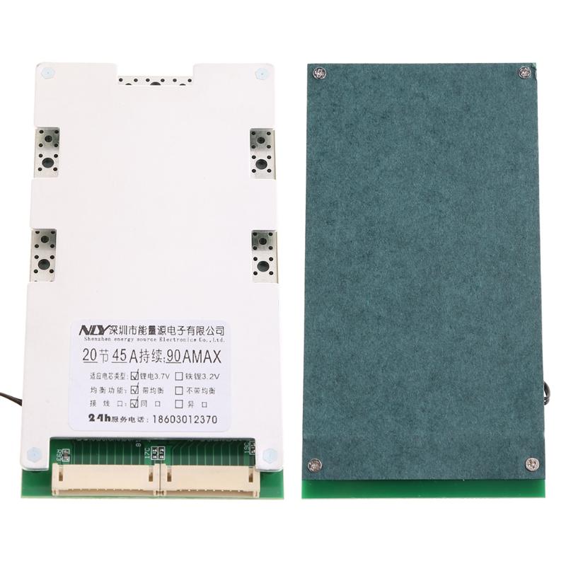 20S 72V 45A für Schutzplatine Lithium Li-Ion Lipo Batterie BMS PCB Modul Sicher für Auto Skateboard Auto Wechselrichter Einfach zu