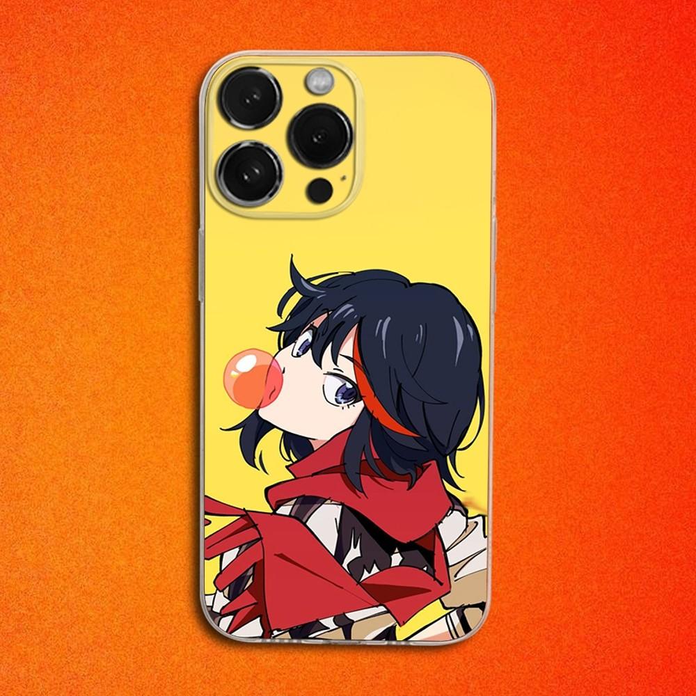 

Anime GIRL K-Kill La Kill Phone Case For iPhone 16,15,14,13,12,11 Plus,Pro,Max,XR,XS,X,Plus,SE,Mini Transparent Soft Cover iPhone13PRO
