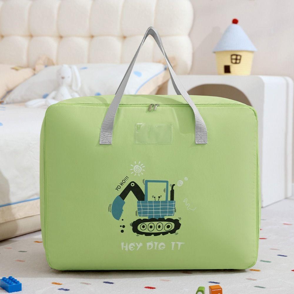 Waterproof Children Clothes Storage Bag Large Capacity Zipper Duffel Bag Handheld Storage Bag  Home