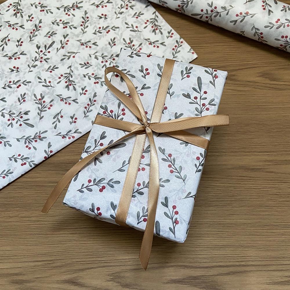 10/20 Stück Dünnes Papier mit bunten Lichtern und Weihnachtsbaum-Mustern 50cmx35cm Geschenkpapier für Hochzeiten Weihnachtsgeschenke