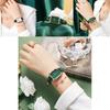 2022 Green Quartz Ladies Watch With Beautiful Square Dial For Live Broadcasting