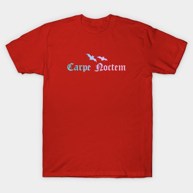 Unisex Fashion TShirt Carpe Noctem Pastel Print TShirt Plus Size XS-6XL T-Shirt 100%Cotton Tops O Neck Short Sleeve Tees