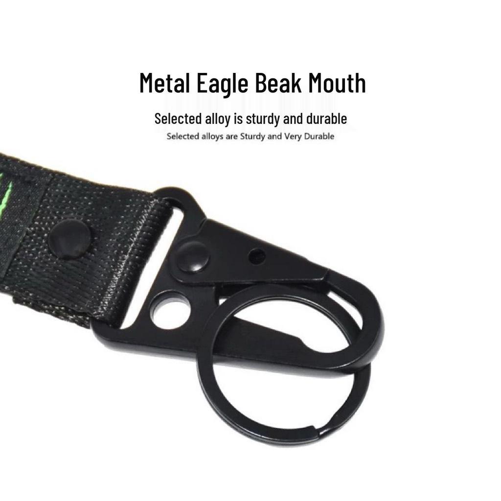 Taktischer Nylon Karabiner Schlüsselanhänger und Rucksackzubehör