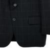 Paul Smith LONDON Grid pattern tailored jacket 90A4 black Men's Used