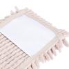 Reusable Mop Pads Cloth - Flat Replacement Heads For Wet Or Dry Floor Cleaning(Cream Color)