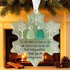 Snowflake-Shaped Sea Glass Friendship Decor, Sea Glass Christmas Tree Friendship Ornament, Inspirational Keepsake Ornament P9N0