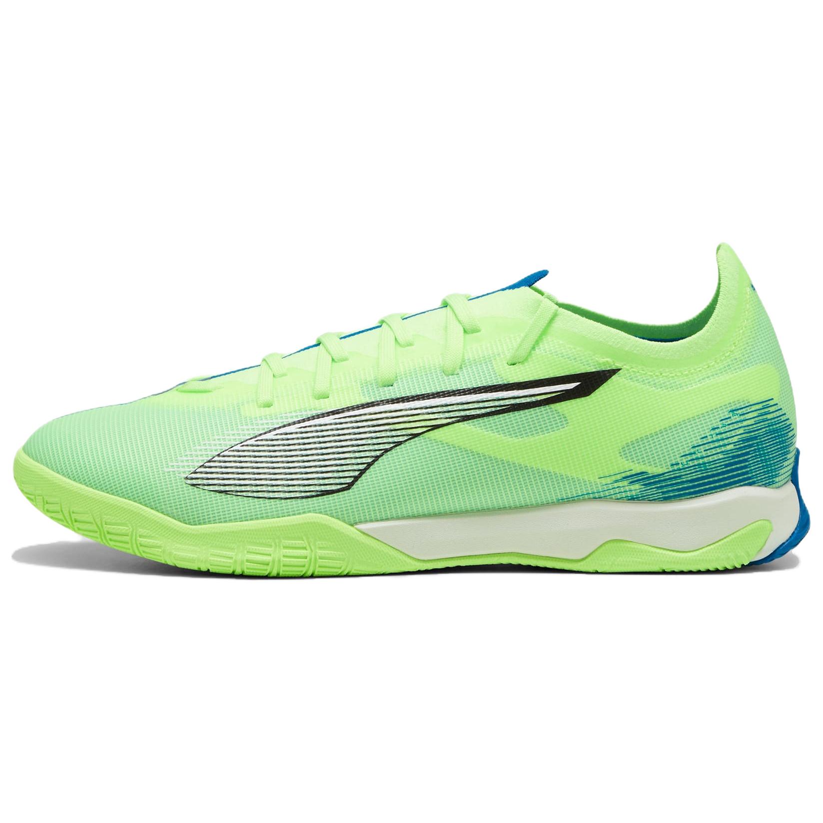 

Puma Ultra Match 5 IT Lights Out Pack Unisex Sneakers Green Fizzy-Apple White 107895-03 40.5
