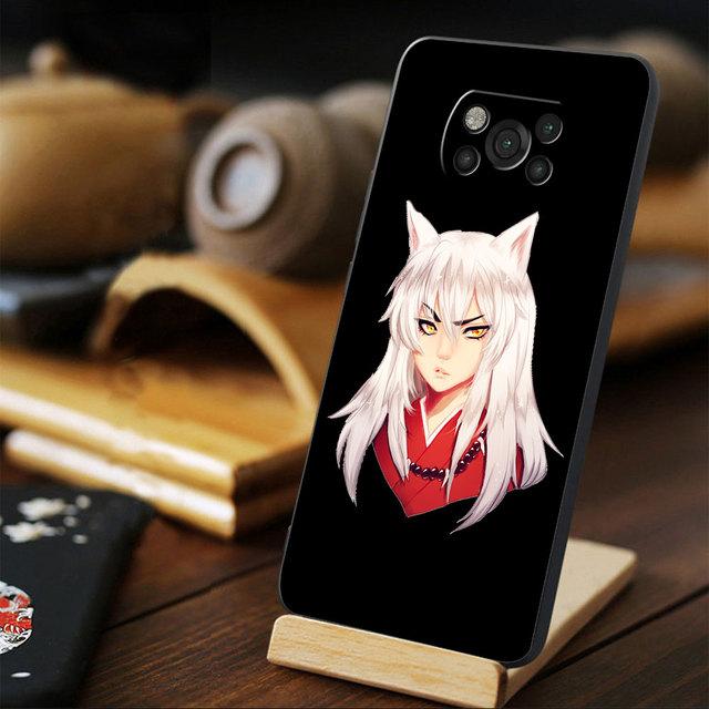 Anime Cute Inuyasha Phone Coque For Xiaomi Poco M4 Pro 5g F3 X4 Mi 11 Lite F4 Gt M3 11t 9t 10t X3 Nfc Note 10 Trend