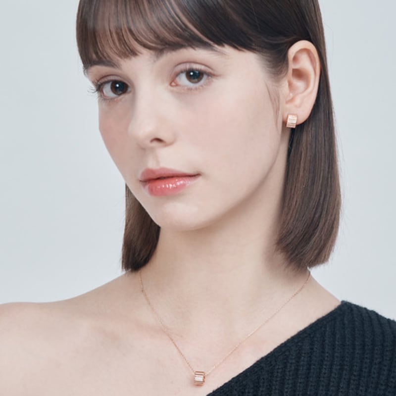 ELLE Jewelry Ella One Tunnels Cubic Necklace ELBRNN206