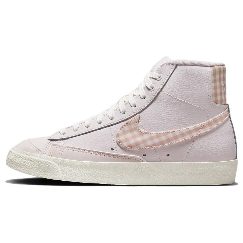 Nike Blazer Mid '77 Women Summit White Pink Barbie Pink Plaid FD9163-600