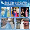 Frozen Adult Dress Queen Elsa Princess Dress Elsa Dress Anna Performance Costume Veil Dress