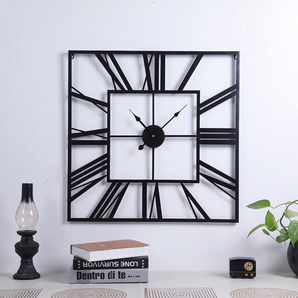 Creative minimalist wall clock Personality art wall clock Living room dining room home decoration clock wall watch 24 inch