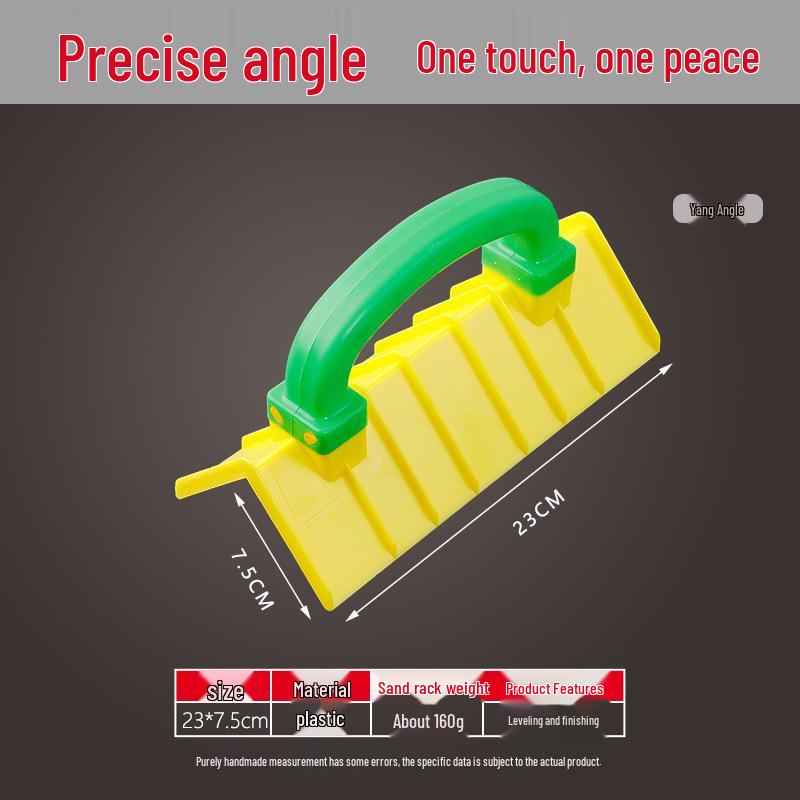 Right Angle Plastic Beader and Scraper Tool for Plastering and Tiling