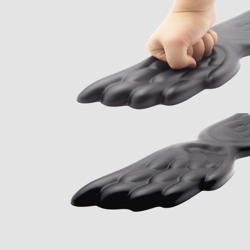 Engelsflügel-förmige Tastatur-Maus-Handgelenkauflage Flügel Memory-Schaum Anti-Rutsch-Silikon Ergonomische Handgelenkstütze Tischmatte Mauspads