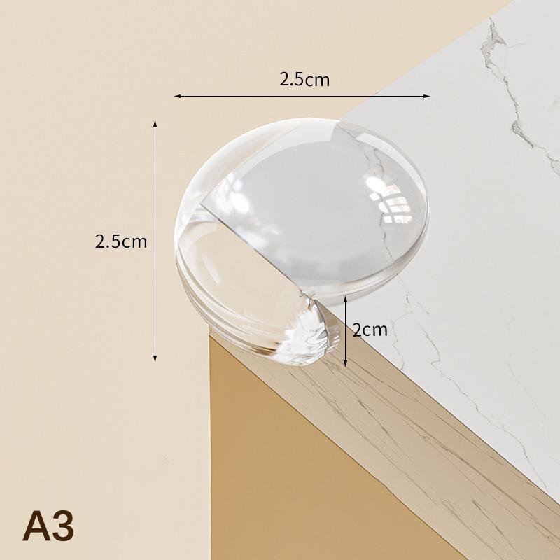 4 buc. Protecții de colț moi și durabile din cauciuc, sigure pentru colțurile mesei, protecție de margine pentru siguranța copiilor