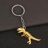 Goth Core Dinosaur Keychain Glow Skull Skeleton with Metal Chain, Y2K Grunge Accessories for Backpack & Keys