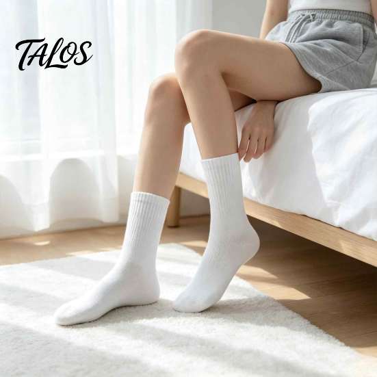 Insulated Boot Socks for Winter Thickened Plush Men, Thermal Fleece Lined Crew Socks, Soft Warm Outdoor Sports Hosiery Mid-calf Elastic Cozy