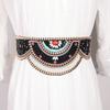 Beaded Waist Bohemian Sash With Handcrafted Shell Embellishments For Women Elegant Fashion