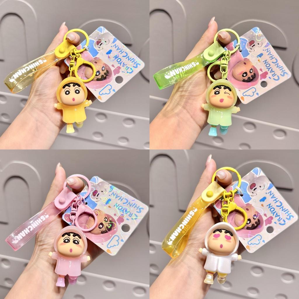 Crayon Colorful Shinchan Raincoat Keychain Accessories For Couples And Gifts Friends