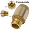 Backflow Prevention Brass Check Valve Pipeline Connection Easy Installation