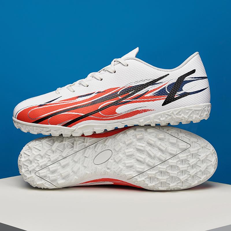 Nieuwe Heren Voetbalschoenen Fg Voetbalschoenen Wedstrijd Training Voetbalschoenen Met Noppen Antislip Lange Noppen Buitenschoenen Dropshipping 32-47