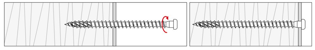 Screws for carpentry connectors WKLC-50030-B(250)