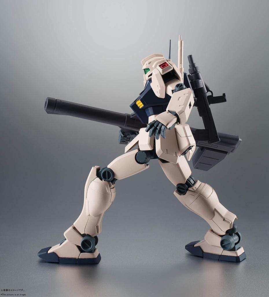 TAMASHII NATIONS ROBOT Spirits Mobile Suit Gundam 0083 Jim Kai 125mm malovaná pohyblivá figurka [SIDE MS] RGM-79C ver.. ANIME. Cca. ABS a PVC
