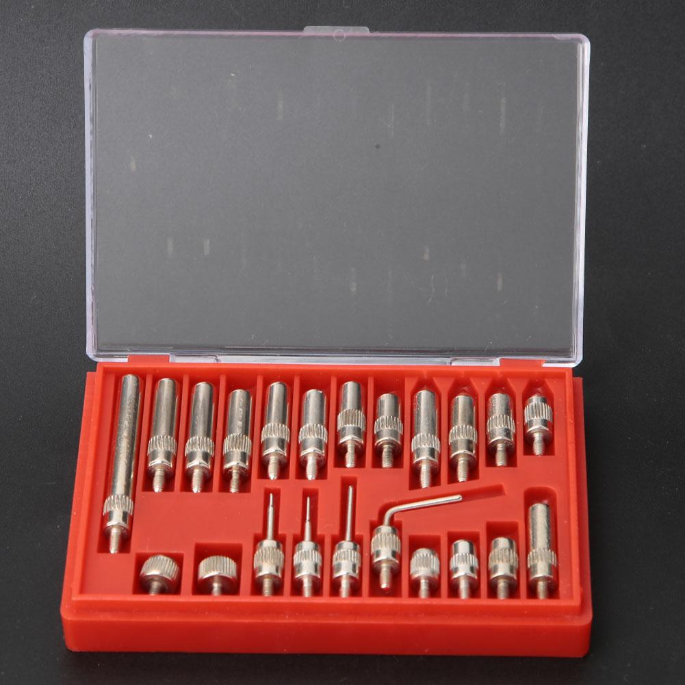 22pcs Stainless Steel Test Indicator Contact 0.01mm Precision Dial Indicator Points Set
