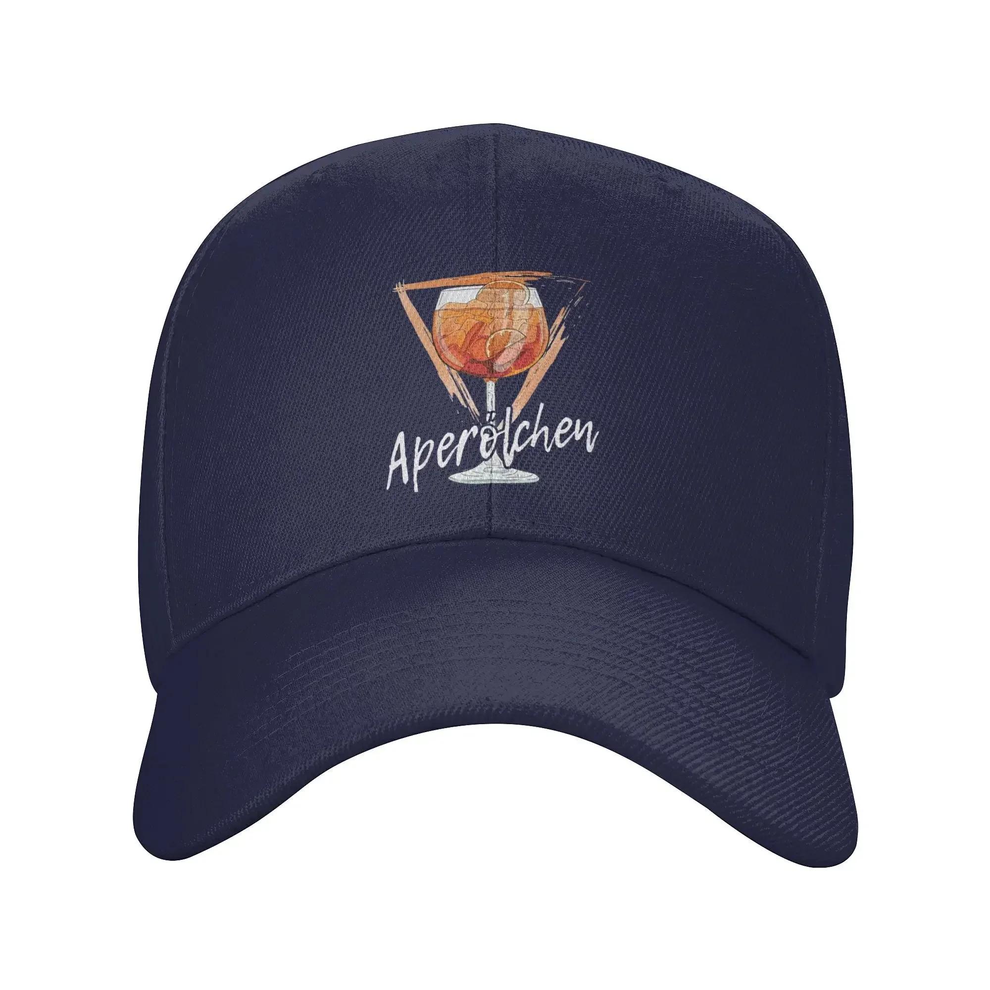 

Aperols Spritzs Glass Logo Cap Unisex Leisure Wear Baseball Cap Adjustable Adjustable