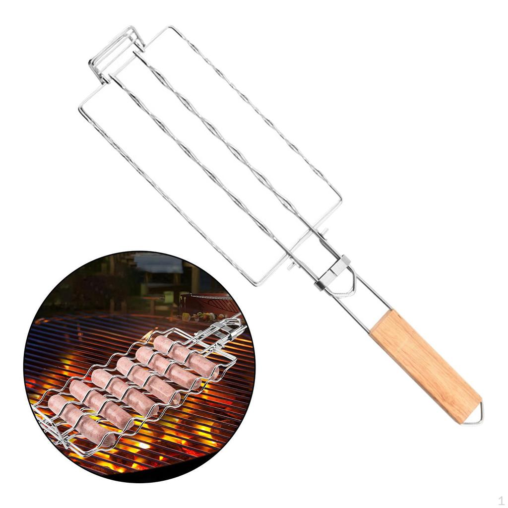 Dog Grilling Basket BBQ Fish Lightweight Grill Veggies