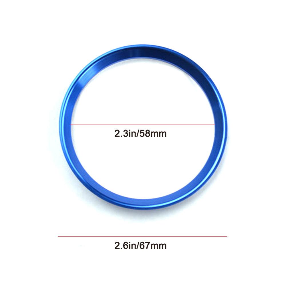 51/58mm Car Steering Wheel Center Cover Logo Sticker Ring Trim Car Accessories For Mercedes Benz GLE CLA GLA W213 W246 W205 C117