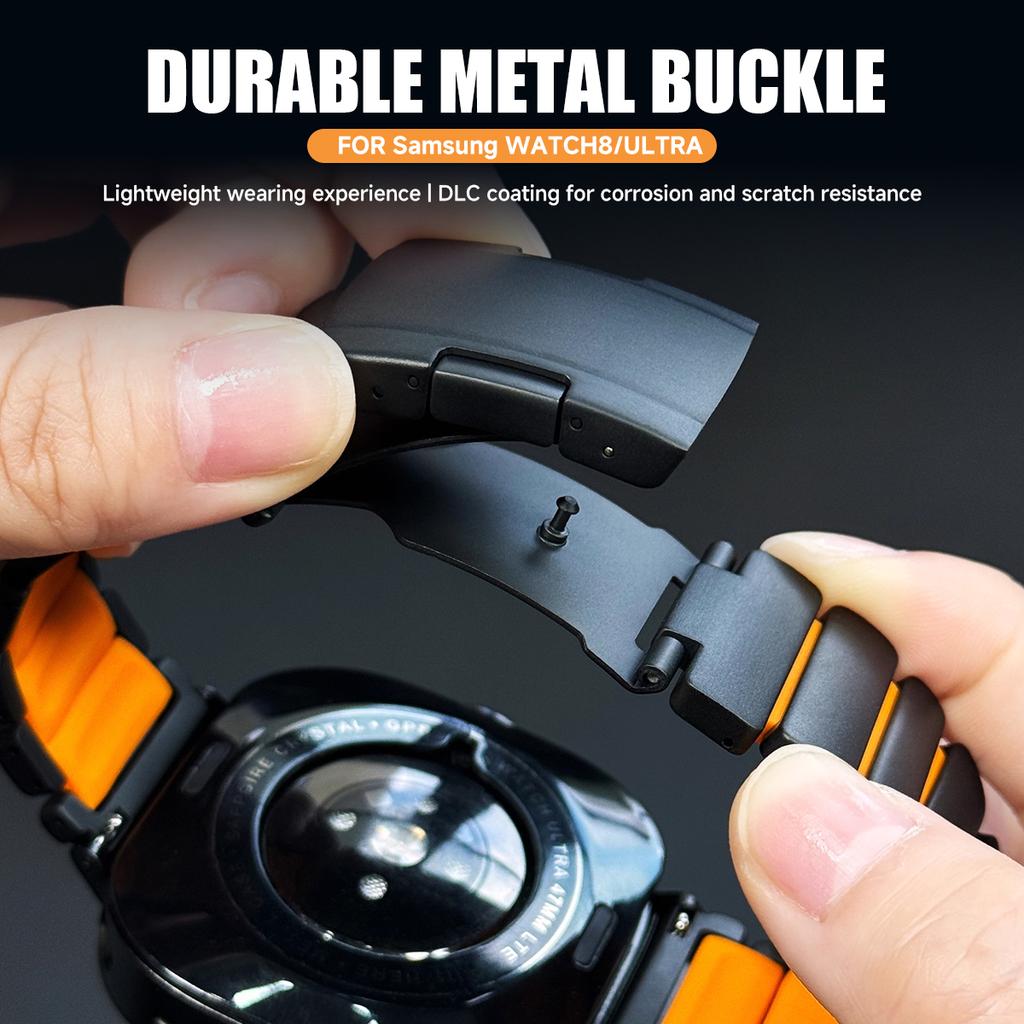 Titanium Wristband for Samsung Galaxy Watch 8 44mm 40mm 8 Classic 46mm Bracelet Business Metal Band for Galaxy Watch Ultra 2025