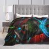 Weiche Warme Decke Camping Trolljäger Die Geschichten von Arcadia Überwurfdecke Flanell Bettüberwurf Für Schlafzimmer Druck Sofa Bettbezug