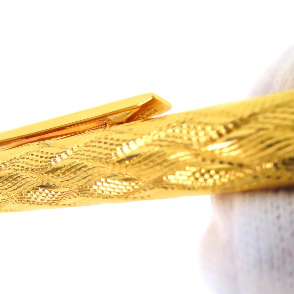 Great Cartier Ballpoint pen Must de Cartier Trinity Wave Pattern Twist Type gold Used