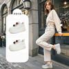 Suction Film Bottom Wula Grass Pigskin Pad Little White Shoes Women's Autumn New Leather Board Shoes Casual Versatile Shoes Children