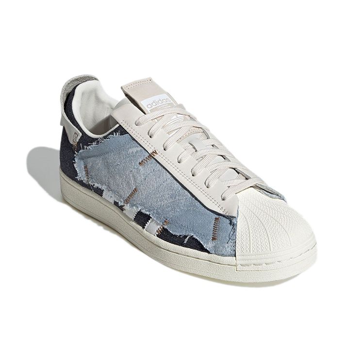 Adidas Originals Superstar WS1 Denim Low-Top Sneakers Unisex Sneakers Denim-Blue GZ6993