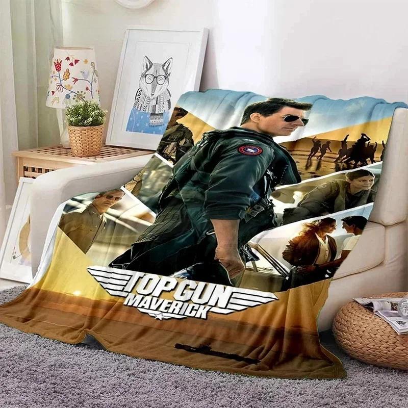 New Fashion Movie Top Gun: Maverick Soft Flannel Blanket For Bedroom Sofa Picnic,Throw Blanket Cover Outdoor Entertainment Gift