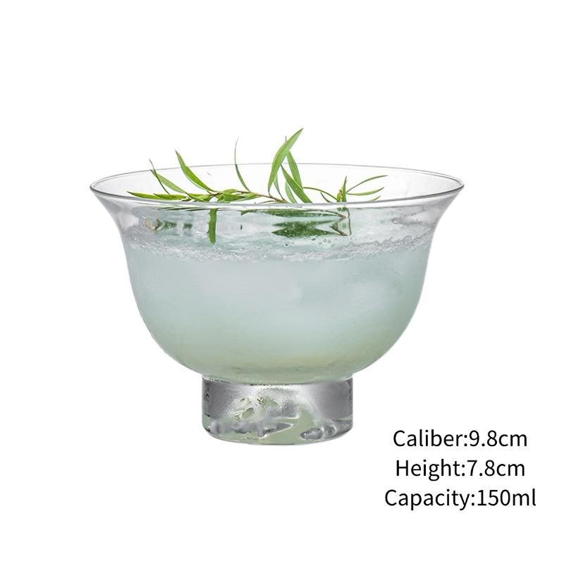 

Japanese Style Cocktail Glass Cup Creative Thin Tea Cups Transparent Whiskey Cup Drink Glass Cup Special Wine Glasses Cups 1pc